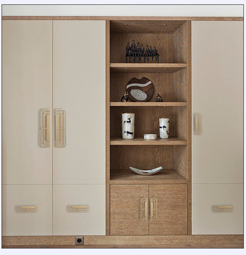 Paidu Manufacturer Chinese-style Antique Copper Cabinet Handles Door Handles Home Improvement Furniture Hardware Accessories