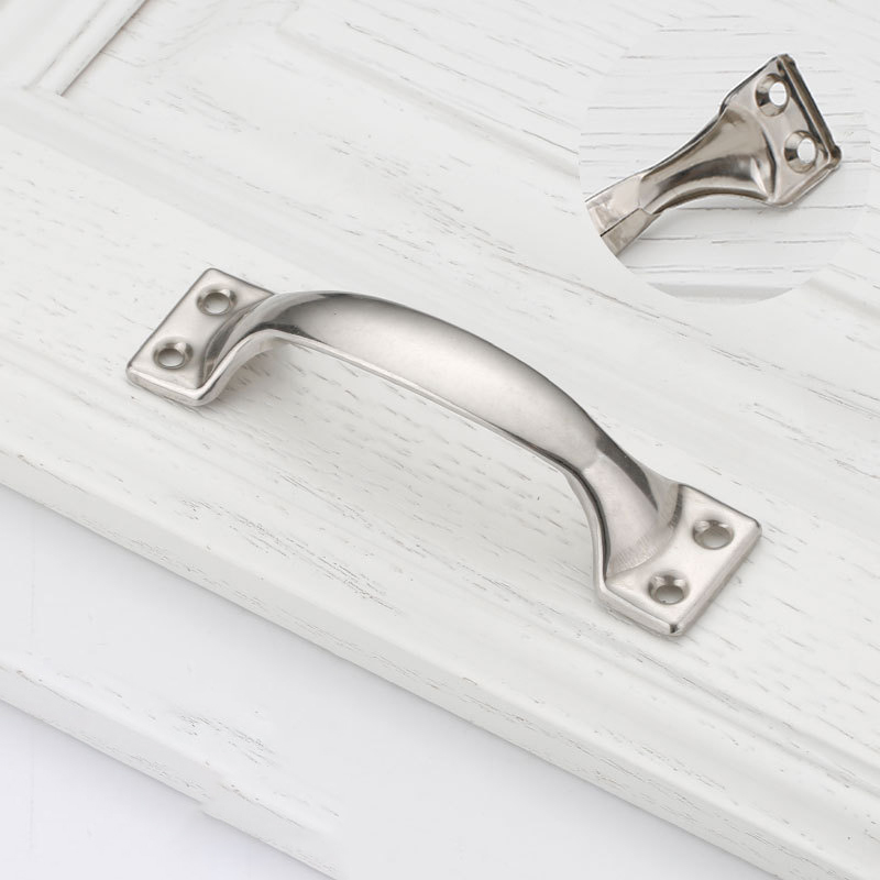 Paidu Manufacturers Modern Simple Stainless Steel Door Handle, Economic Light And Light Open Hole Drawer Handle Furniture Hardware