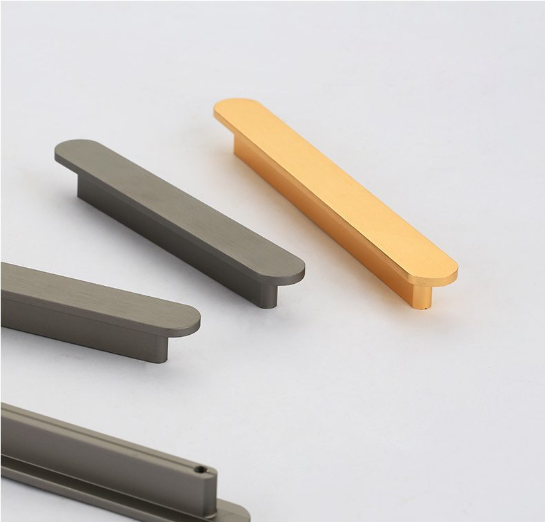 Paidu Manufacturer Nordic Furniture Cabinet Door Hardware Handles Modern Minimalist Wardrobe Cabinet Door Extended Handles