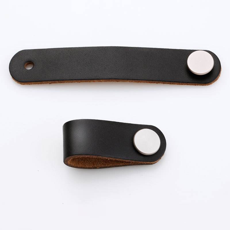 Paidu Manufacturer Modern Minimalist Cabinet And Wardrobe Leather Handles, European-Style Drawer Furniture Hardware Door Handles