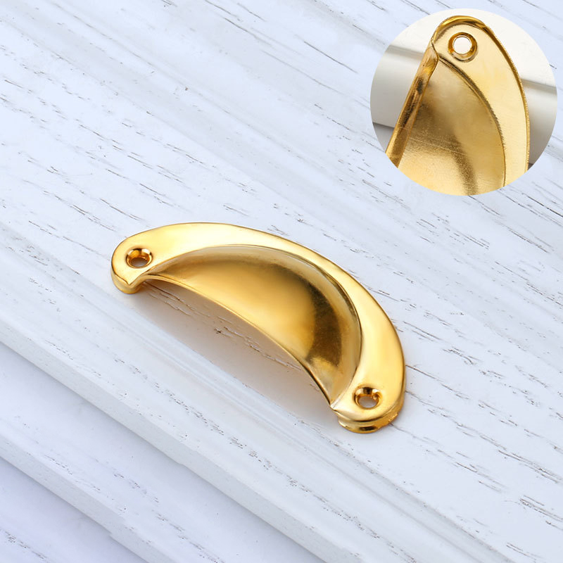 Paidu Manufacturer Classical Chinese Drawer Shell Handles Modern Minimalist Stainless Steel Medical Cabinet Exposed Hole Handles