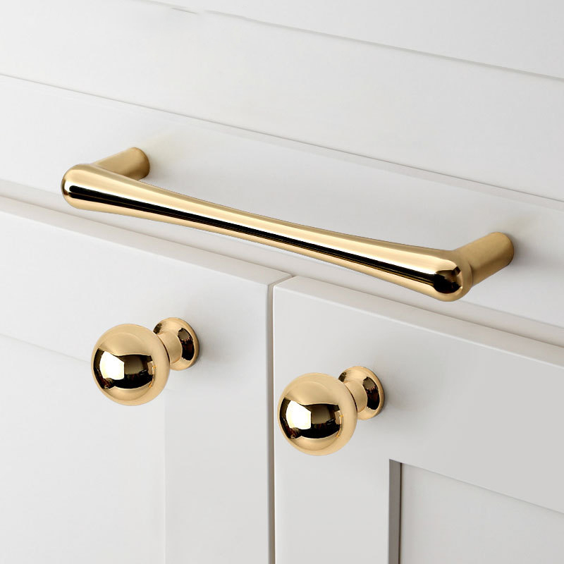 Paidu Manufacturer Minimalist Cabinet Wardrobe Handles Cabinet Door Handles Nordic Gold Small Handles Modern Single-hole Drawer Handles