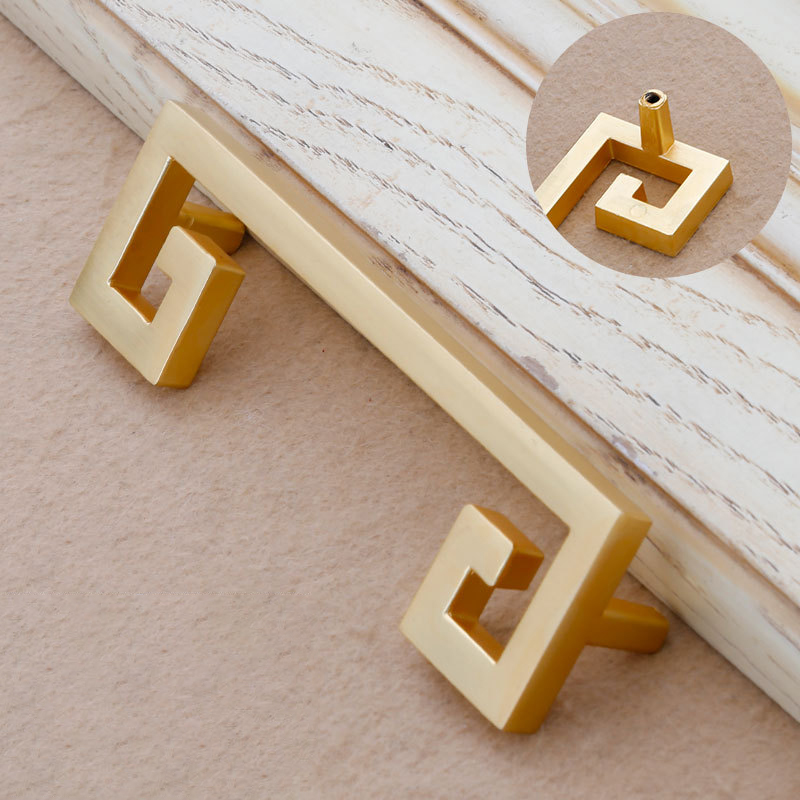 Paidu Manufacturer Chinese-style Shoe Cabinet Handles Antique Copper Drawer Cabinet Door Handles Antique Zinc Alloy Handles