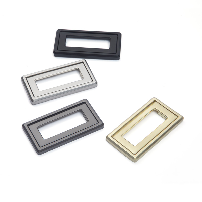 Manufacturers Wardrobe Drawer Dark Hand Modern Contracted Hidden Black Open Flip Dark Buckle Invisible Tatami Flat Hand Buckle