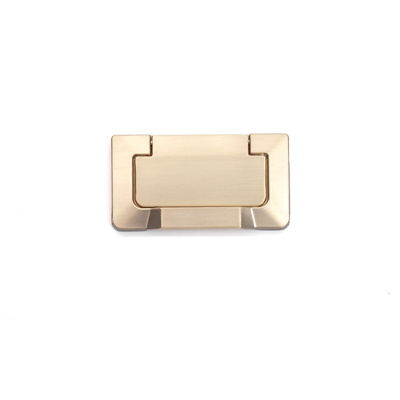 Manufacturers Zinc Alloy Bedside Table Dark Buckle Drawer Flat Pull Tatami Invisible Simple Hole 64 Square Handle