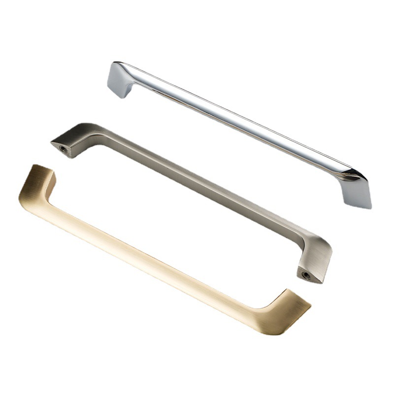 Premium Wardrobe Handles: Modern, Minimalist, in Gold, Black, and Gray, for Cabinets and Drawers